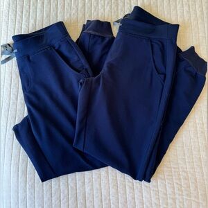 FIGS navy zamora joggers